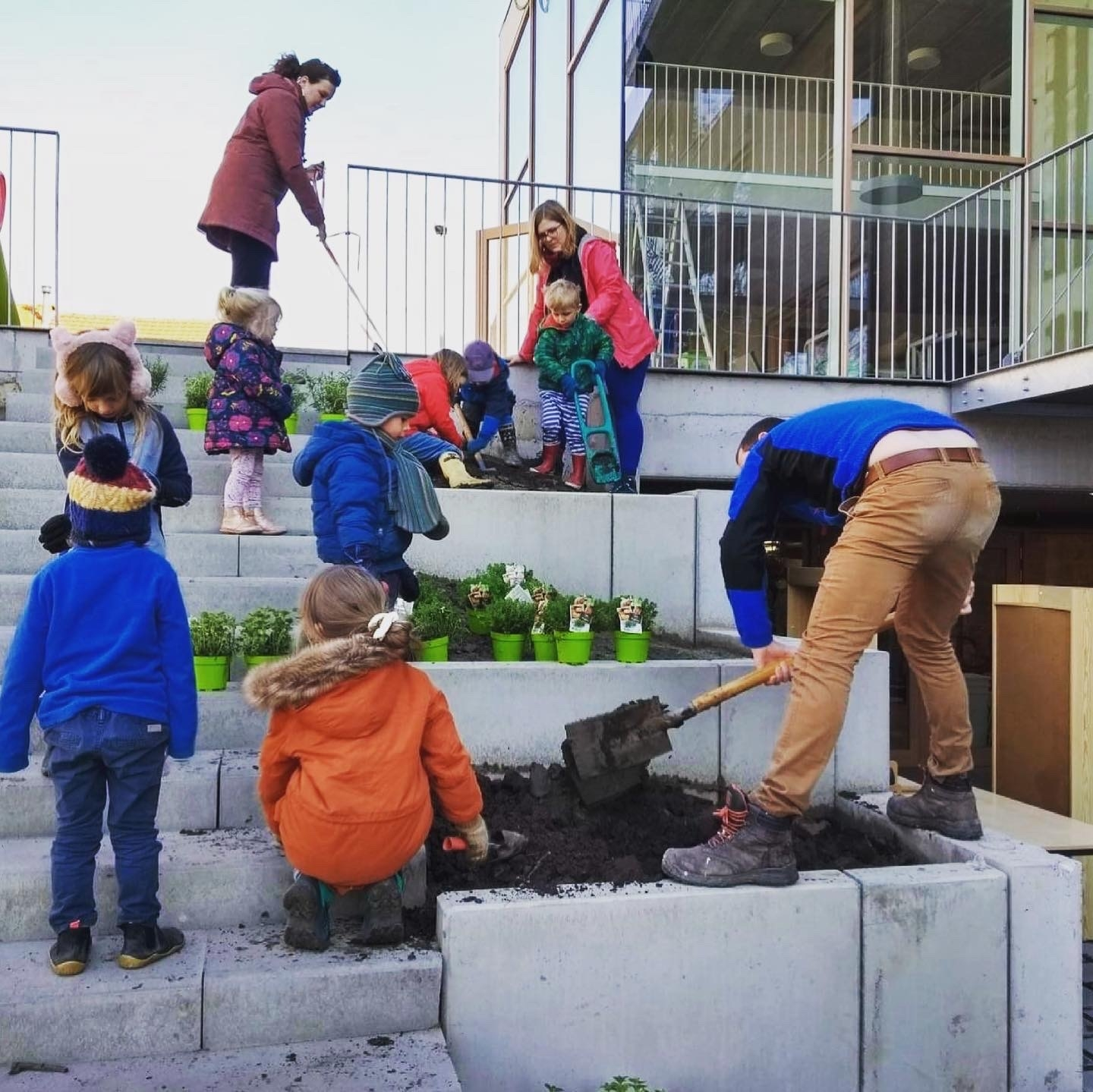 De Sijs Leuven kids tuin samenwerken