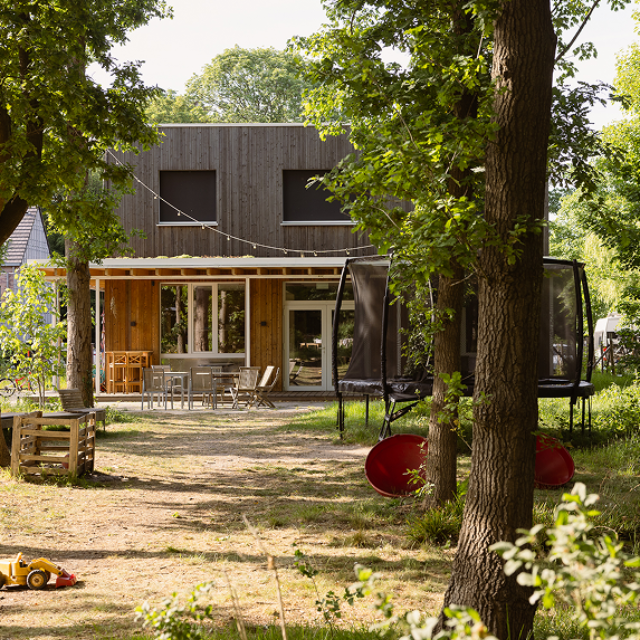 Woning in het groen in Cohousing Gecco in Gentbrugge