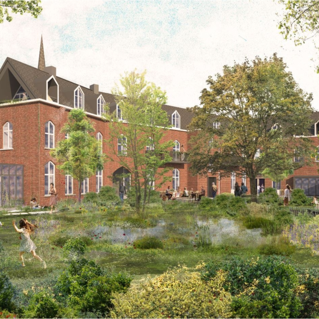 COHOUSING LIER De Kluis render