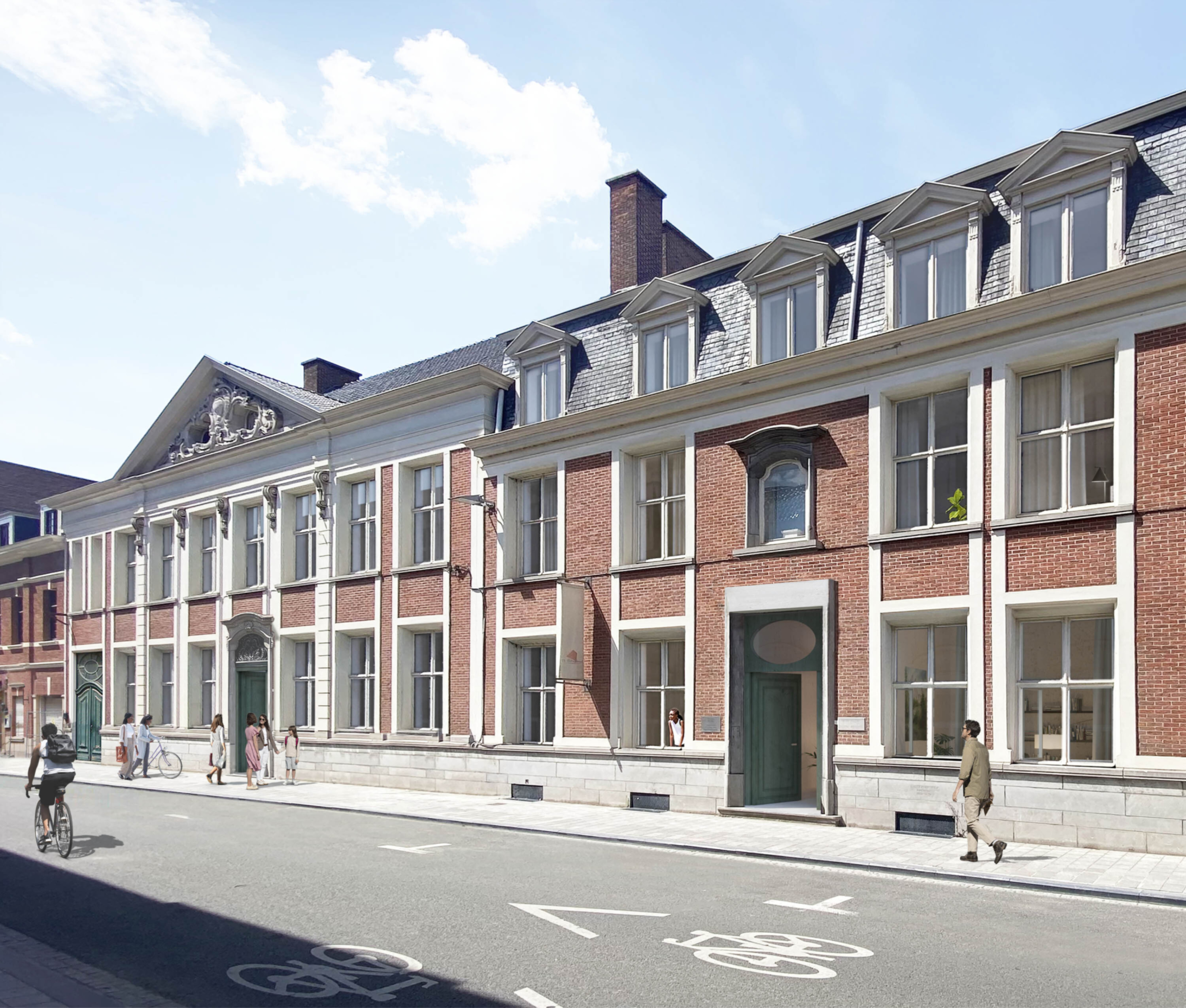 Voorgevel Cohousing Kortrijk Ten Broele Claar Web