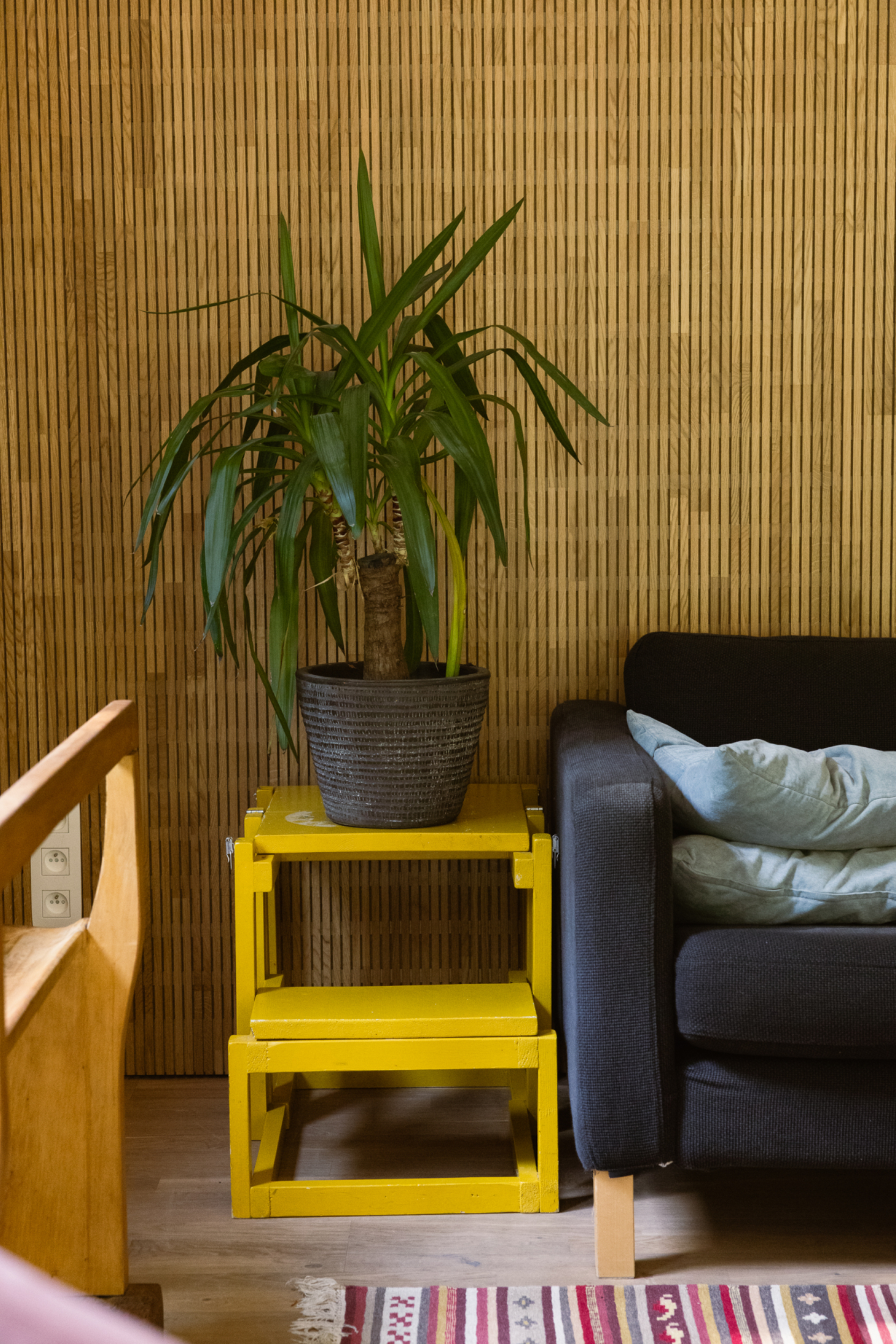 Interieurdetail in cohousing WoestGoed in Wondelgem