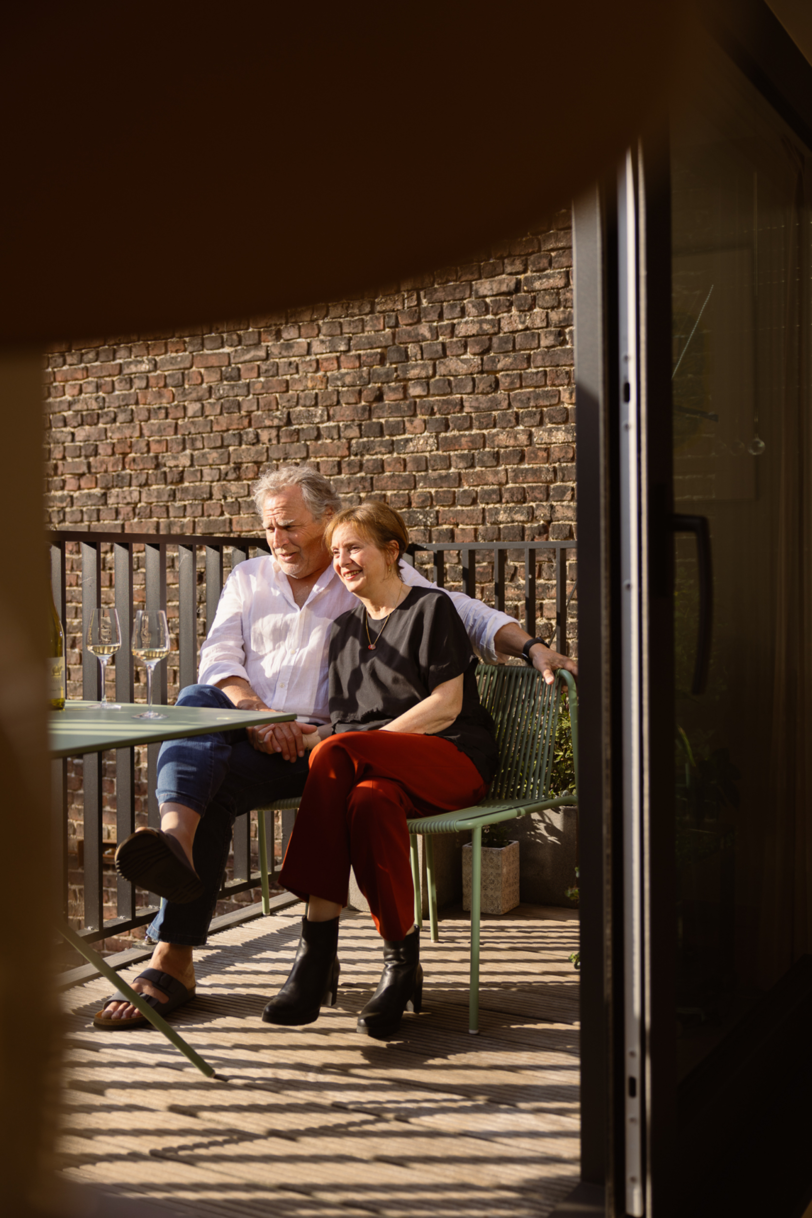 Terry en Marie-Helene cohousen in Tuin van Padua in Gent