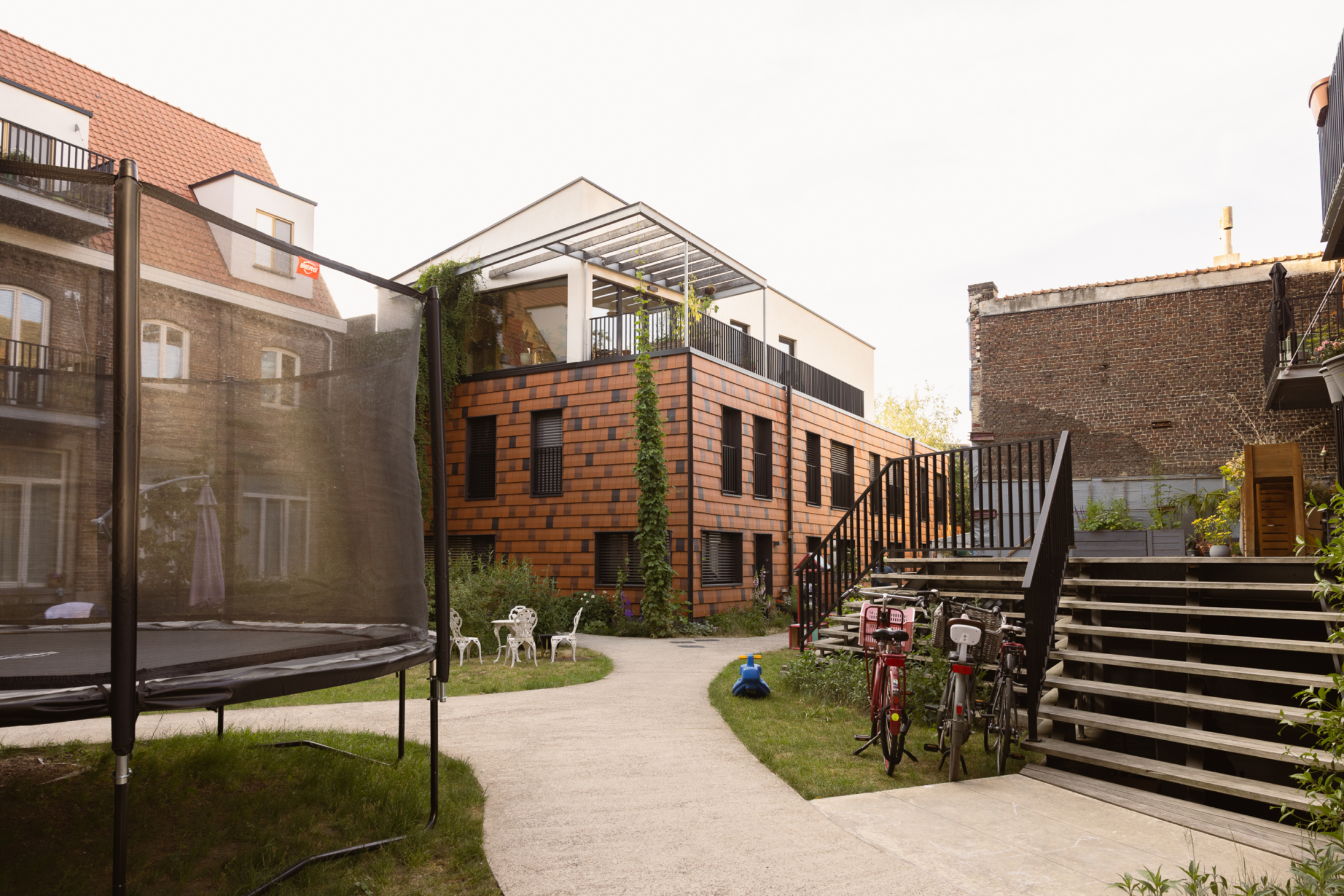Binnenplein van Tuin van Padua in Gent