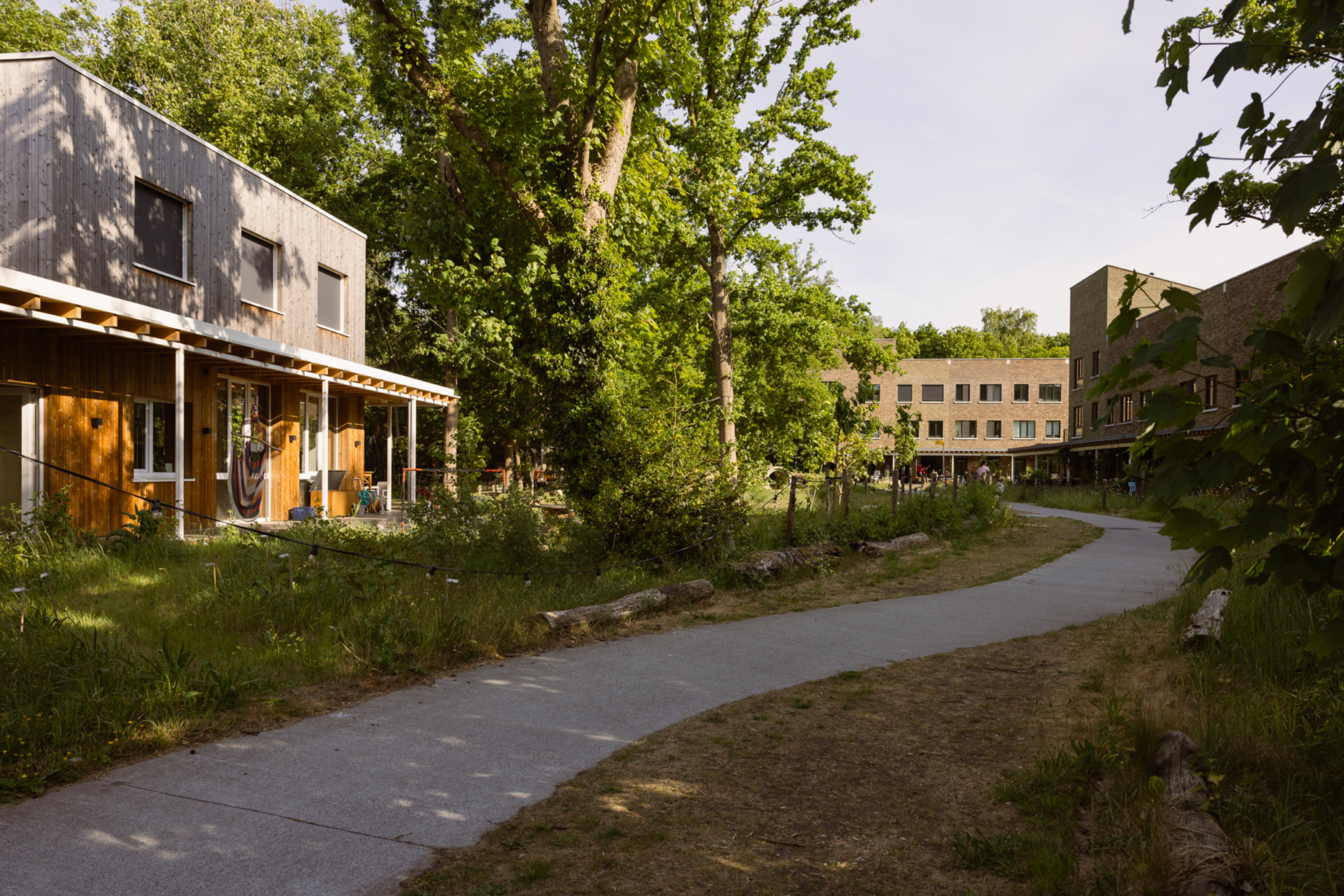 Tuinpad in cohousing Gecco in Gentbrugge